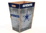 BOTE MADERA TRASH BIN COWBOYS FAN CREATIONS