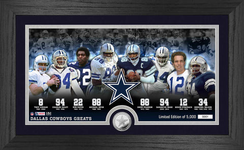 CUADRO FRANCHISE GREATS COWBOYS THE HIGHLAND MINT