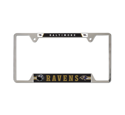 Porta Placa WinCraft Metálico Ravens