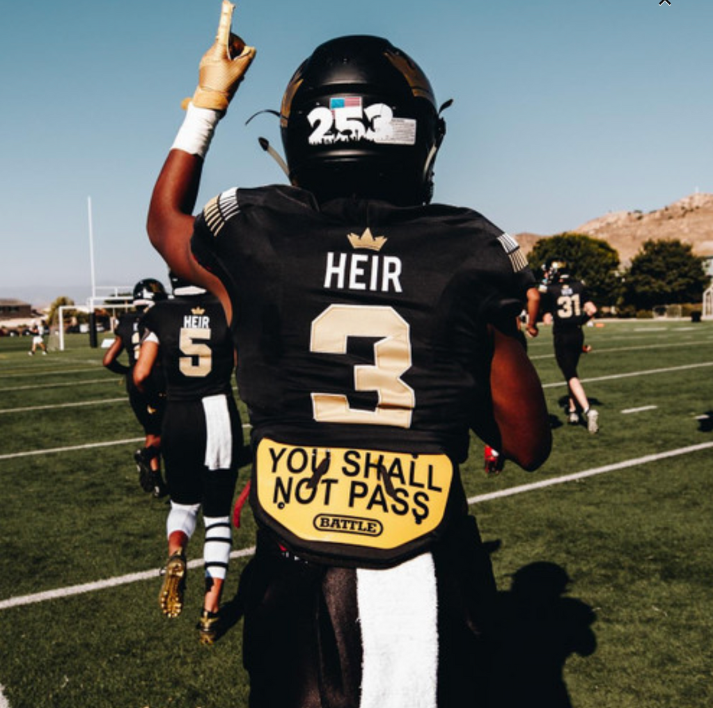 Back Plate Battle Shall Not Pass Adulto – FANS SHOP