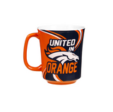 Taza De Cerámica 400ml Evergreen Con Caja Broncos - NERIAS DEPORTES