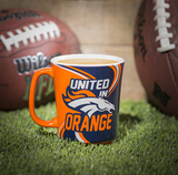 Taza De Cerámica 400ml Evergreen Con Caja Broncos - NERIAS DEPORTES