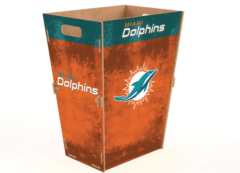 BOTE MADERA TRASH BIN DOLPHINS FAN CREATIONS