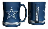 Taza Relief 14oz Cowboys