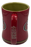 Taza Relief 15oz 49ers