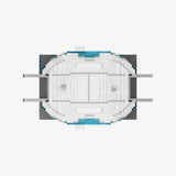 Mini Estadio 3D Brxlz Foco Cowboys