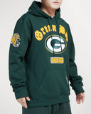 Sudadera Pro Standard Old English Green Bay Packers Hombre