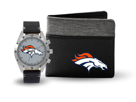 Combo Reloj Con Cartera Game Time Broncos