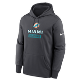 Sudadera Nike Therma 25 Hoodie Miami Dolphins Hombre