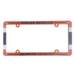 Porta Placa WinCraft Plástico Broncos