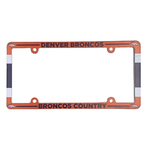 Porta Placa WinCraft Plástico Broncos