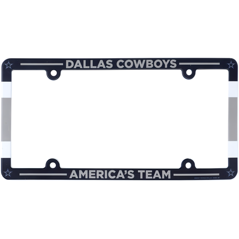 Porta Placa WinCraft Plástico Cowboys