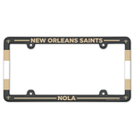 Porta Placa WinCraft Plástico Saints