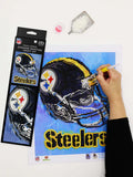 SET DE ARTESANIA PINTURA STEELERS