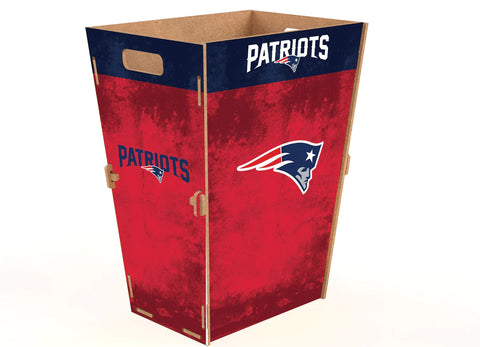 BOTE MADERA TRASH BIN PATRIOTS FAN CREATIONS