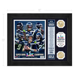 Cuadro HM SB60 Seahawks Champs Team Force Bronce
