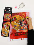 SET DE ARTESANIA PINTURA 49ERS