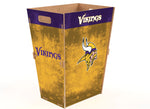 BOTE MADERA TRASH BIN VIKINGS FAN CREATIONS