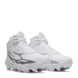 Zapato Cleats Para Fútbol Americano Blanco Under Armour Spotlight Hammer 26 Adulto