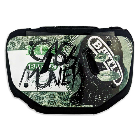 Back Plate Battle Chrome Cash Money Adulto