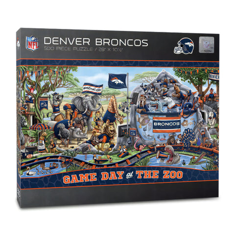 Rompecabezas ″Game Day at the Zoo″ 500Pzas Broncos