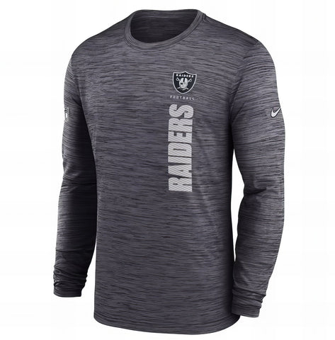 Playera Nike 24 Velocity LS Las Vegas Raiders HOMBRE