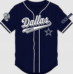 Camiseta De Béisbol Mesh Button Down Pro Standard Cowboys HOMBRE