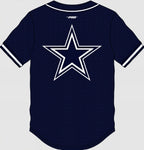 Camiseta De Béisbol Mesh Button Down Pro Standard Cowboys HOMBRE