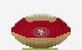 Mini Balón 3D Set Bloques De Construcción 728pzs NFL 49ers