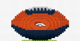 Mini Balón 3D Set Bloques De Construcción 728pzs NFL Broncos