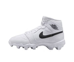 Zapato Cleats Nike Jordan 1 Mid 25 Youth Blanco