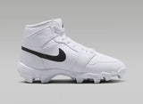 Zapato Cleats Nike Jordan 1 Mid 25 Youth Blanco