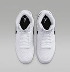 Zapato Cleats Nike Jordan 1 Mid 25 Youth Blanco