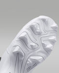 Zapato Cleats Nike Jordan 1 Mid 25 Youth Blanco