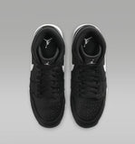 Zapato Cleats Nike Jordan 1 Mid 25 Youth Negro