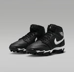 Zapato Cleats Nike Jordan 1 Mid 25 Youth Negro