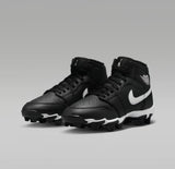 Zapato Cleats Nike Jordan 1 Mid 25 Youth Negro