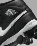 Zapato Cleats Nike Jordan 1 Mid 25 Youth Negro