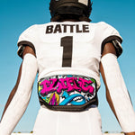 Back Plate Battle Sports Graffiti Adulto