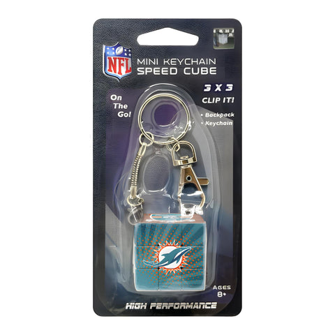 Llavero Mini Rubik NFL Dolphins