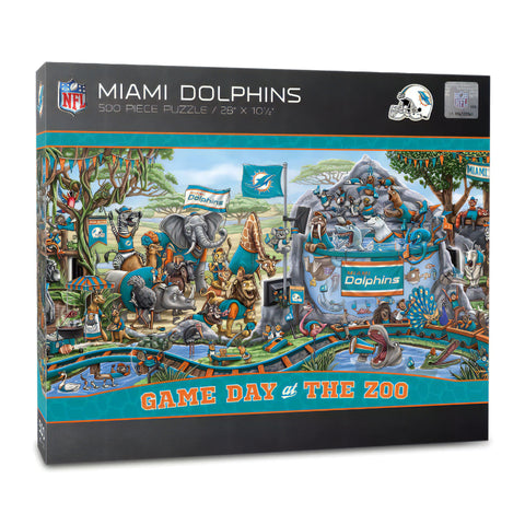 Rompecabezas ″Game Day at the Zoo″ 500Pzas Dolphins
