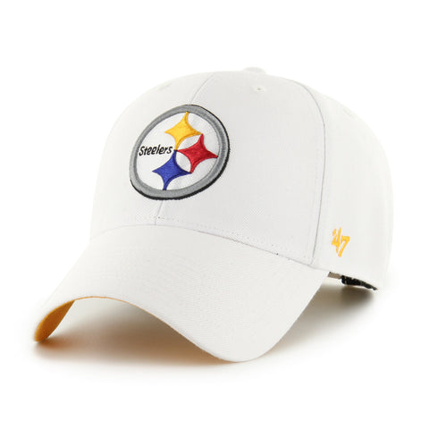 Gorra 47 Brand MVP Blanca NFL Pittsburgh Steelers