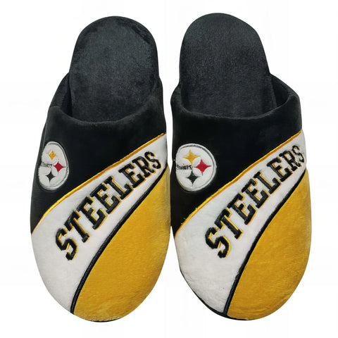 Pantuflas Afelpadas Suaves Foco Curve NFL Steelers