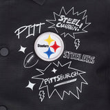 Chamarra Sketchbook Pro Standard NFL Pittsburgh Steelers