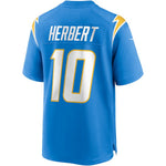 Jersey Nike Game Chargers Herbert Youth