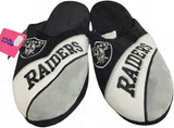 Pantuflas Afelpadas Suaves Foco Curve NFL Raiders