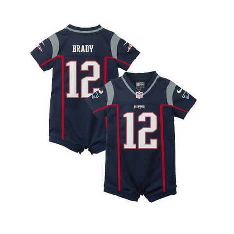 Jersey Game Romper Patriots Brady