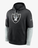 Sudadera Con Gorro Sideline Team Issue Club 24 NFL Raiders Hombre