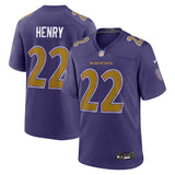 Jersey Game NFL Ravens Derrick Henry Alt Purple Adulto