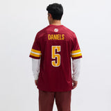 Jersey Game NFL Commanders Jayden Daniels TC Adulto